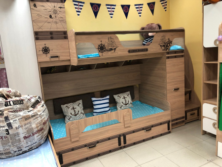 Кровать 190х90 коллекции Фрегат от Династия Kids