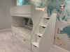Двухъярусная кровать Альфа 190х80  от Династия Kids