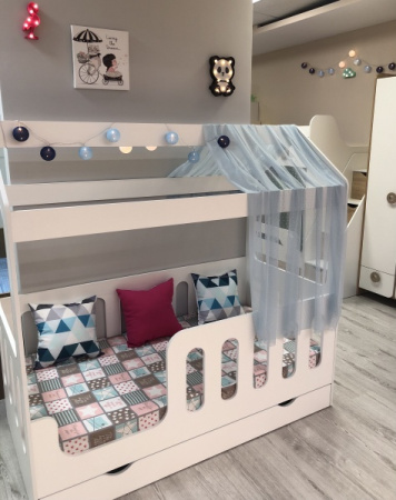 Кровать Теремок 160х80 (без ящика) от Династия Kids