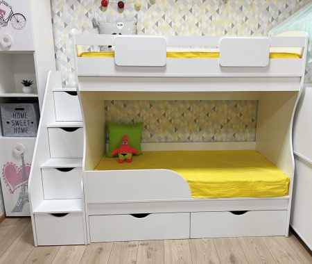 Двухъярусная кровать Альфа МИНИ 160х80  от Династия Kids