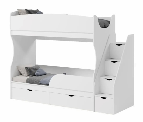 Двухъярусная кровать Альфа 190х80  от Династия Kids