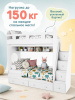Кровать 160х80 двухъярусная Юниор-1 (цвет белый) от Династия Kids