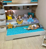 Кровать БИГ (дуб каньон + белый) 200х120 от Династия Kids