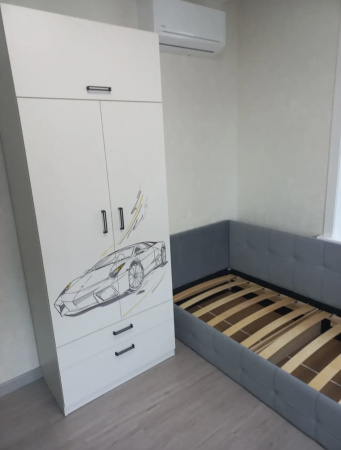 Шкаф коллекции Престиж New (с принтом) от Династия Kids