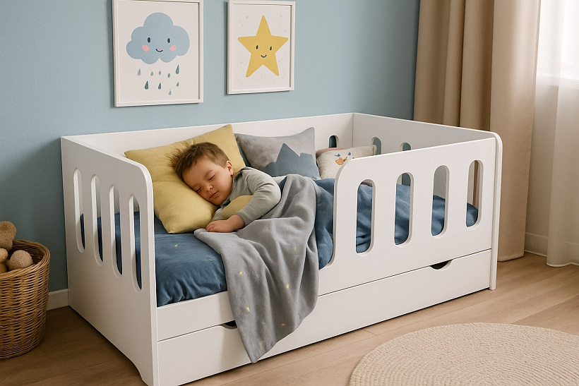 Кровати с бортиками Кровати с бортиками от Династия Kids