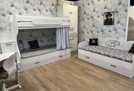Кровать коллекции Престиж 190х90 (с доводчиками) от Династия Kids