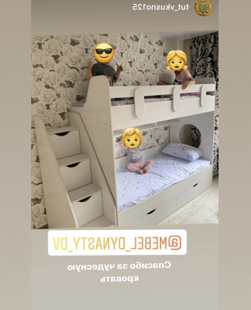 Двухъярусная кровать Фортуна 180х80 от Династия Kids
