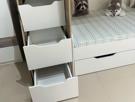 Кровать-чердак 190х90 + кровать Лайт Лофт 190х90 от Династия Kids