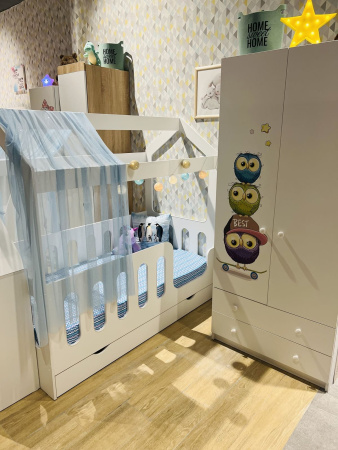Кровать Домик Теремок 160х80 с ящиком  от Династия Kids