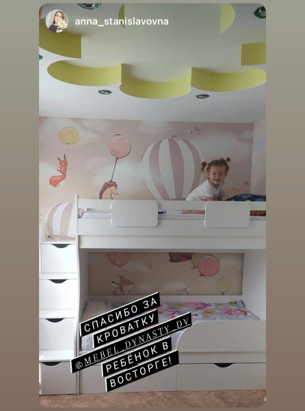 Двухъярусная кровать Альфа МИНИ 160х80  от Династия Kids